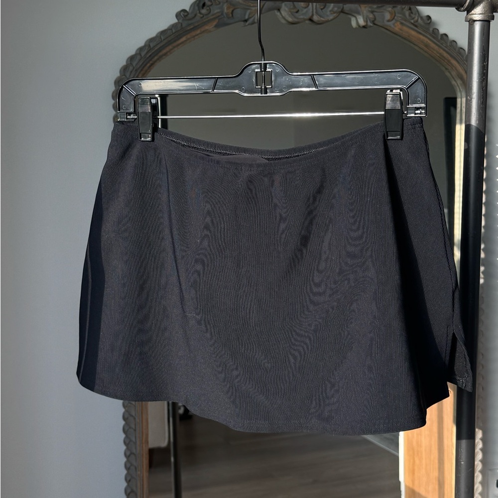 Lands' End Classic Black Mini Skirt